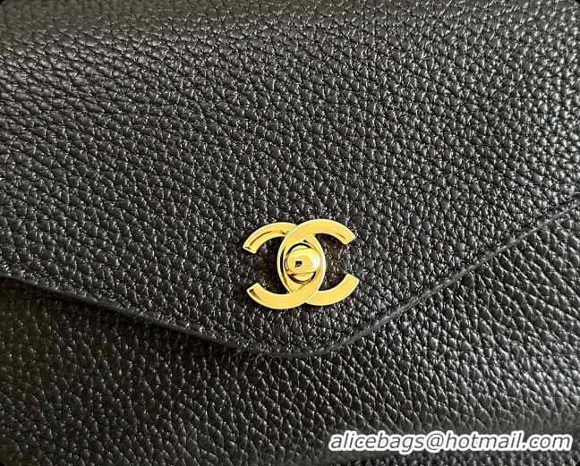 Trendy Design Chanel Tote Bag with Pocket in Grained Calfskin AS6483 Black 2026