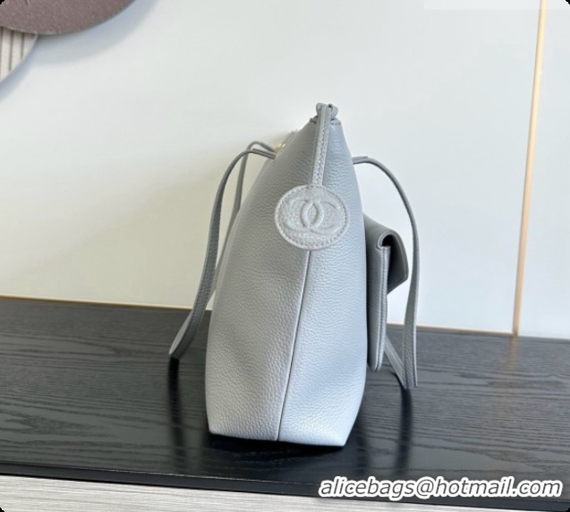 AAAAA Chanel Tote Bag with Pocket in Grained Calfskin AS6483 Grey 2026