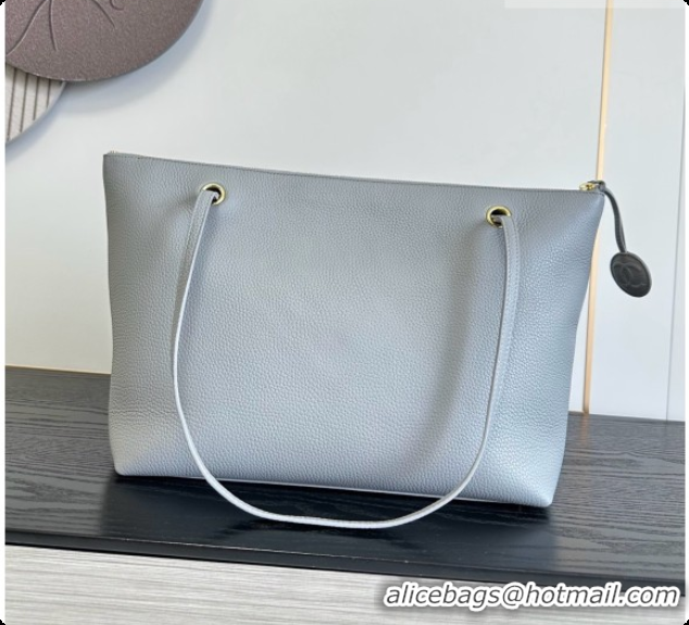 AAAAA Chanel Tote Bag with Pocket in Grained Calfskin AS6483 Grey 2026