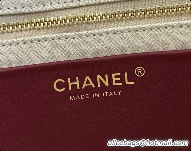 AAAAA Chanel Tote Bag with Pocket in Grained Calfskin AS6483 Grey 2026