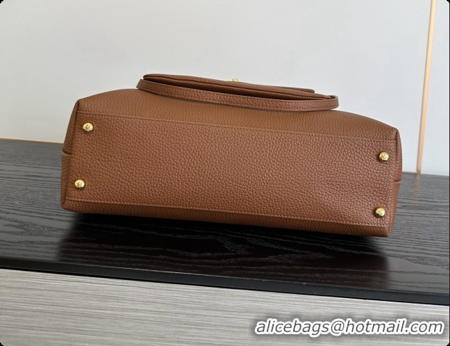 Unique Style Chanel Tote Bag with Pocket in Grained Calfskin AS6483 Caramel Brown 2026