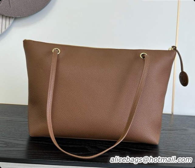 Unique Style Chanel Tote Bag with Pocket in Grained Calfskin AS6483 Caramel Brown 2026