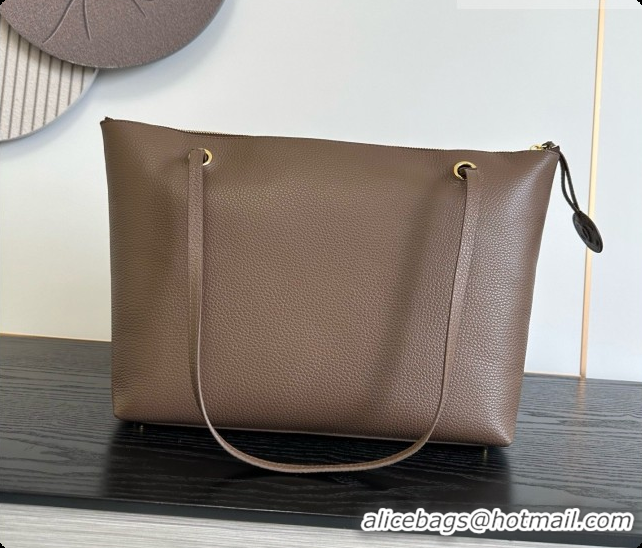 Duplicate Chanel Tote Bag with Pocket in Grained Calfskin AS6483 Khaki 2026