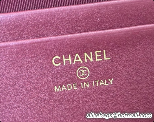 Stylish Chanel Mini Vanity with Chain in Quilted Grained Calfskin CH100813 Black 2026