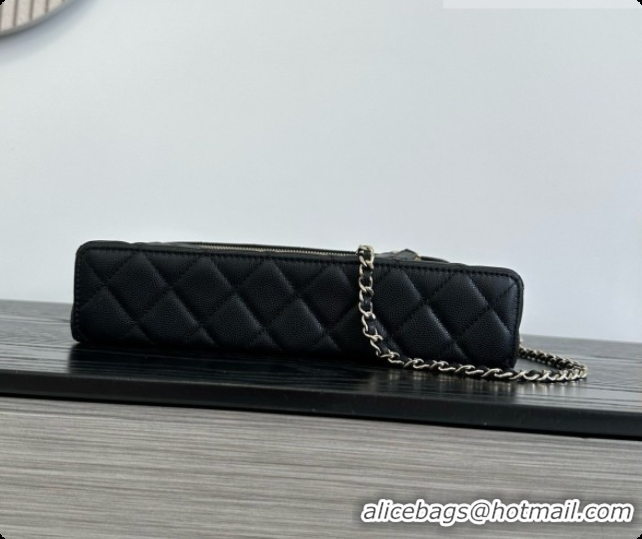 Grade Quality Chanel Vanity with Chain in Quilted Grained Calfskin CH100807 Black 2026