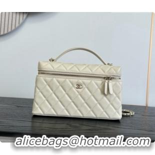Best Price Chanel Vanity with Chain in Quilted Grained Calfskin CH100809 Beige 2026