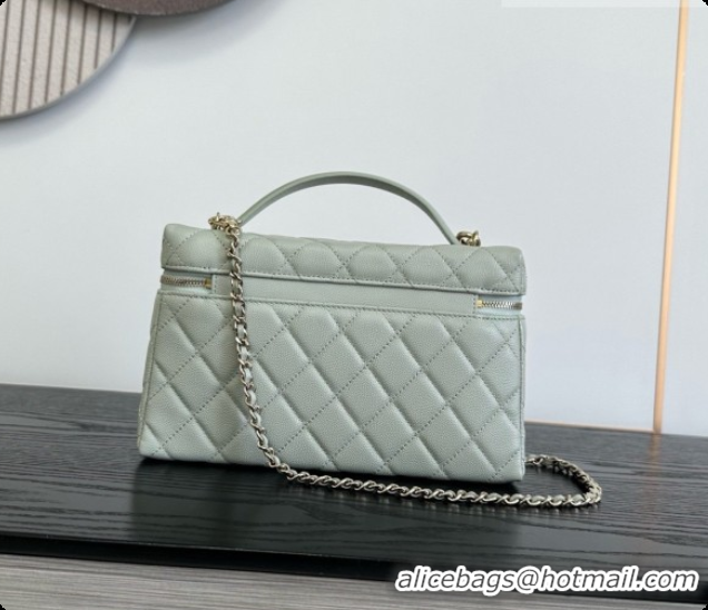 Most Popular Chanel Vanity with Chain in Quilted Grained Calfskin CH100810 Grey 2026