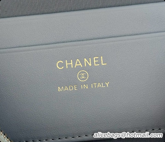 Most Popular Chanel Vanity with Chain in Quilted Grained Calfskin CH100810 Grey 2026