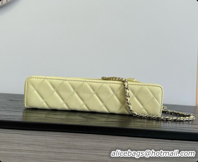 Pretty Style Chanel Vanity with Chain in Quilted Grained Calfskin CH100812 Yellow 2026 
