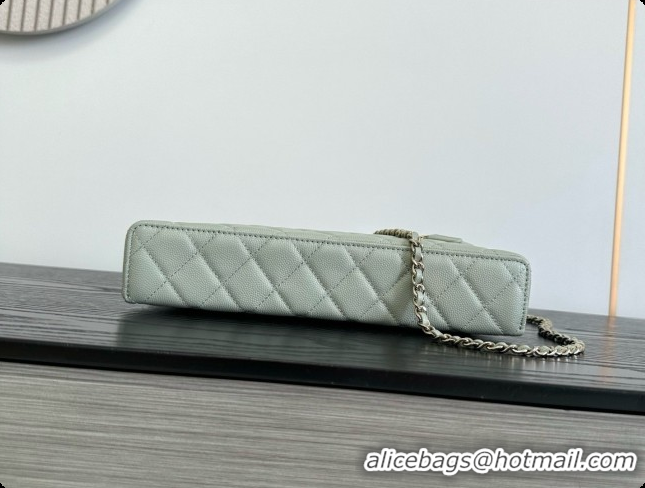 Purchase Chanel Vanity with Chain in Quilted Grained Calfskin CH100801 Grey 2026 