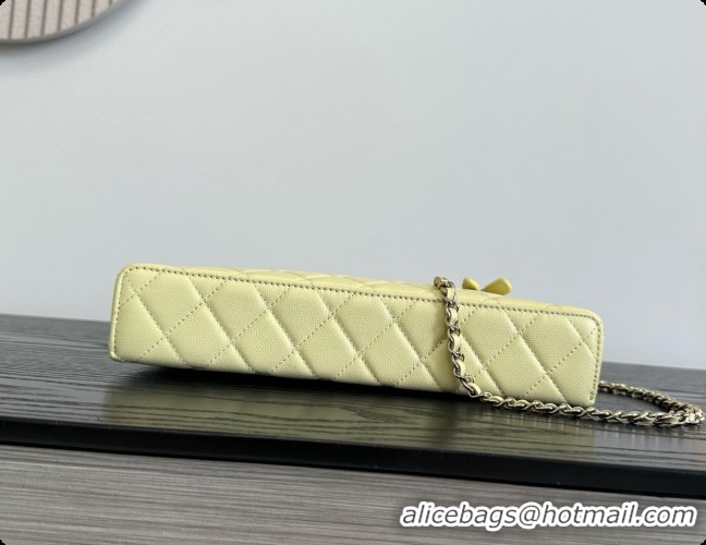 Chanel Vanity with Chain in Quilted Grained Calfskin CH100802 Yellow 2026