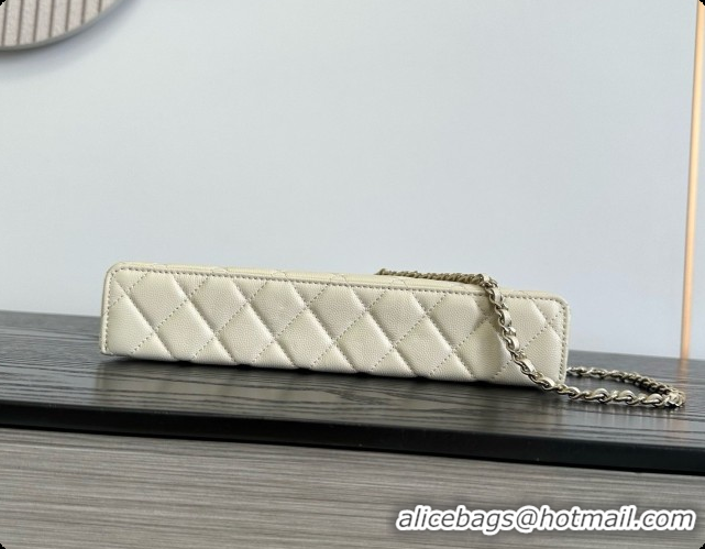 Low Price Chanel Vanity with Chain in Quilted Grained Calfskin CH100803 Beige 2026