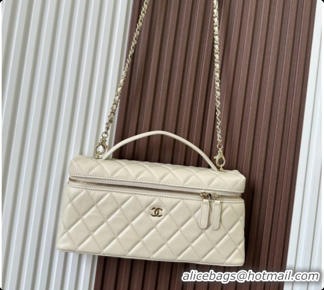 Low Price Chanel Vanity with Chain in Quilted Grained Calfskin CH100803 Beige 2026