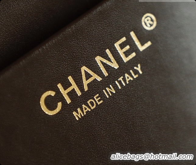 Grade Quality Chanel Suede Calfskin Small Maxi Flap Bag AS6281 Coffee Brown 2026
