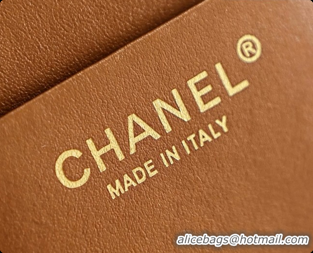 Classic Hot Chanel Suede Calfskin Large Maxi Flap Bag AS6234 Caramel Brown 2026