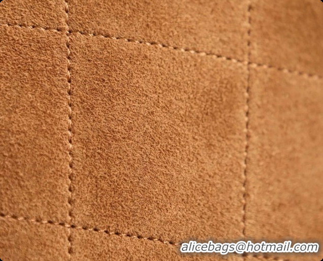 Classic Hot Chanel Suede Calfskin Large Maxi Flap Bag AS6234 Caramel Brown 2026
