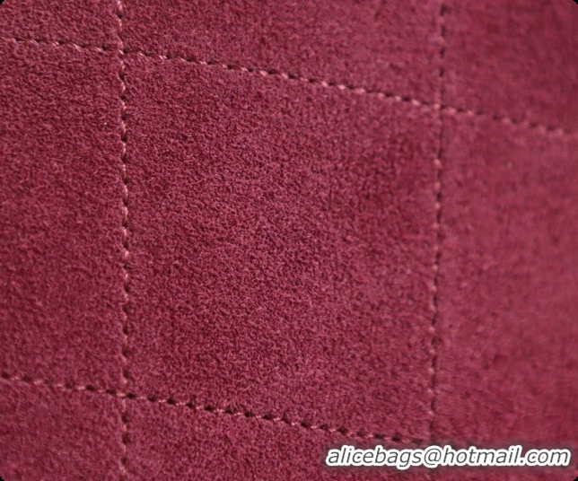 Low Price Chanel Suede Calfskin Large Maxi Flap Bag AS6234 Rose Purple 2026