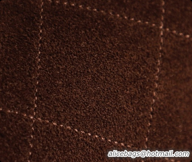 Luxury Discount Chanel Suede Calfskin Large Maxi Flap Bag AS6234 Coffee Brown 2026