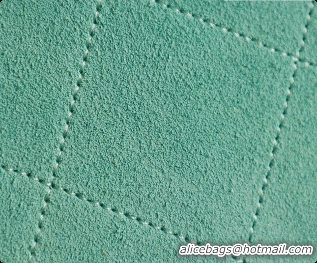 Charming Chanel Suede Calfskin Large Maxi Flap Bag AS6234 Mint Green 2026