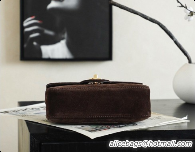 Good Product Chanel Mini Maxi Flap Bag in Suede AS6626 Coffee Brown 2026