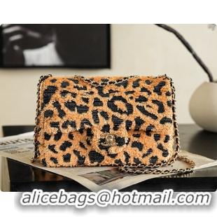 Popular Style Chanel Mini Flap Bag in Sequins CH100917 Leopard 2026
