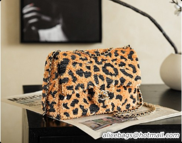 Popular Style Chanel Mini Flap Bag in Sequins CH100917 Leopard 2026