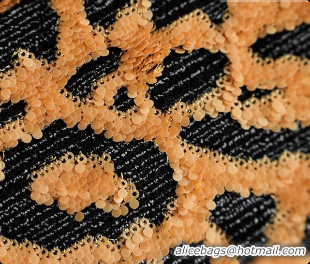 Popular Style Chanel Mini Flap Bag in Sequins CH100917 Leopard 2026