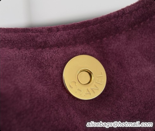 Grade Quality Chanel Shopping Bag in Suede AS6475 Burgundy 2026