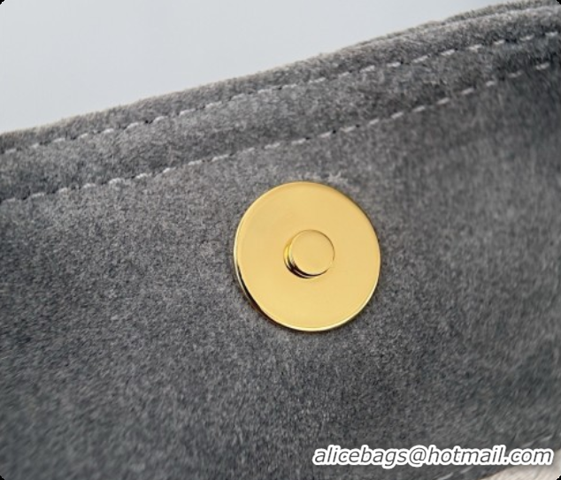 Low Price Chanel Shopping Bag in Suede AS6475 Grey 2026
