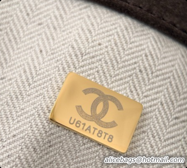 Unique Style Chanel Shopping Bag in Suede AS6475 Coffee Brown 2026