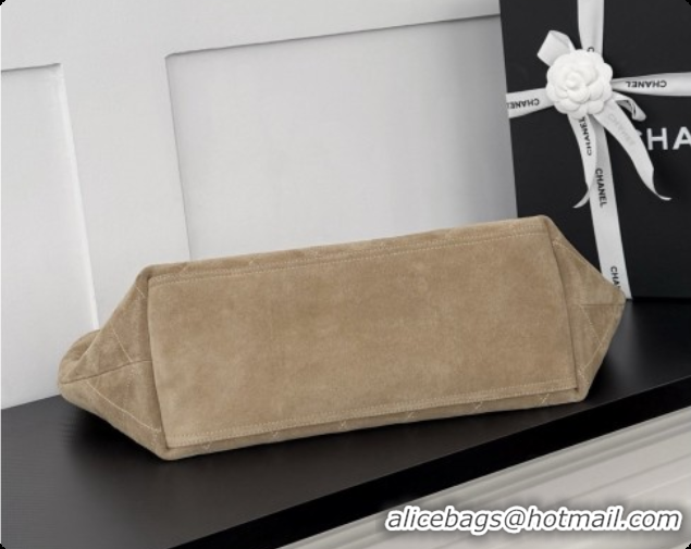 Good Looking Chanel Shopping Bag in Suede AS6475 Light Brown 2026