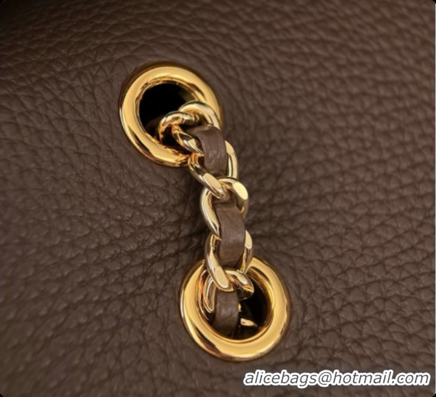 Good Taste Chanel Large Flap Bag in Grained Calfskin AS6427 Khaki Grey 2026