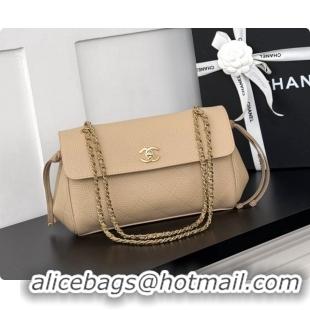 Luxurious Chanel Large Flap Bag in Grained Calfskin AS6427 Beige 2026