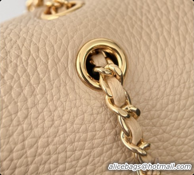 Luxurious Chanel Large Flap Bag in Grained Calfskin AS6427 Beige 2026