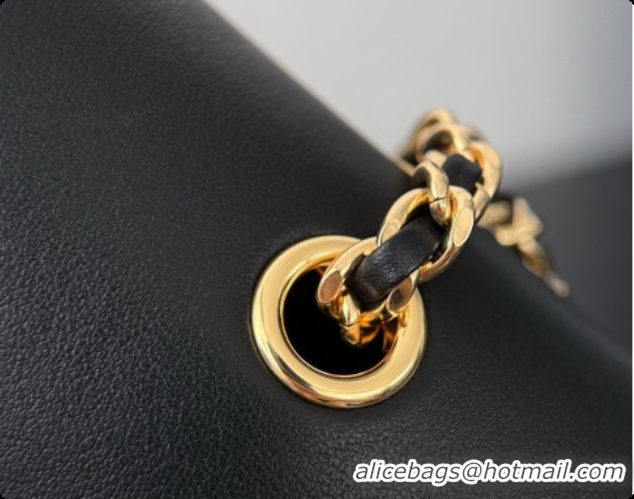 Most Popular Chanel Large Flap Bag in Calfskin and Tweed AS6427 Black 2026