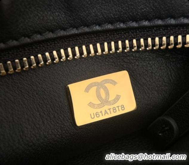 Most Popular Chanel Large Flap Bag in Calfskin and Tweed AS6427 Black 2026