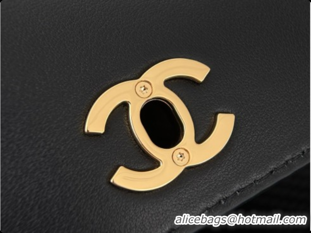 Top Design Chanel Large Flap Bag in Calfskin and Tweed AS6427 Black/Leopard 2026