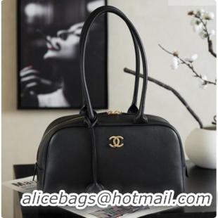 Popular Style Chanel Large Bowling Bag in Calfskin AS6580 CH100938 Black 2026