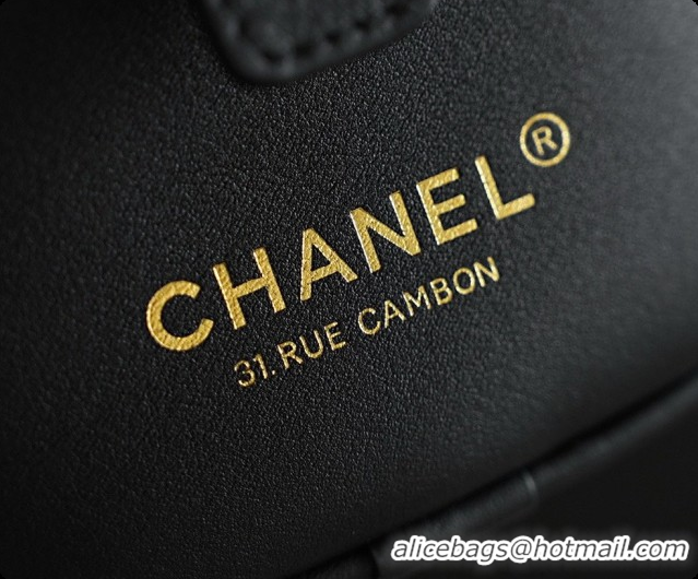 Popular Style Chanel Large Bowling Bag in Calfskin AS6580 CH100938 Black 2026