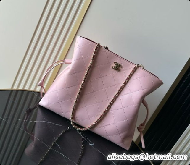 Unique Discount Chanel Small Shopping Bag AS6495 Pink 2026