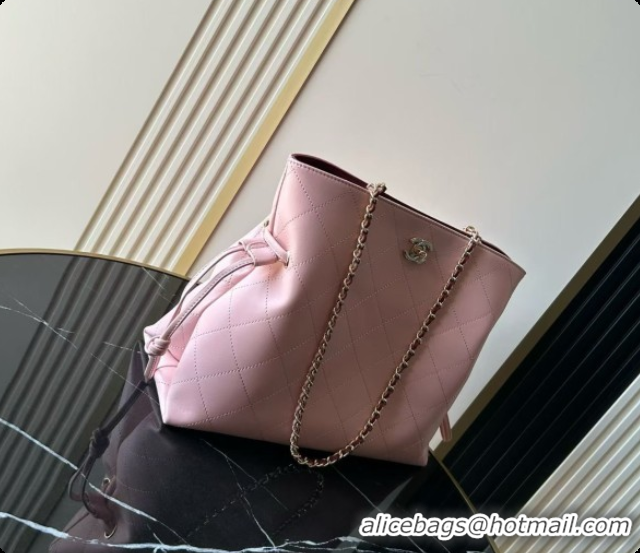 Unique Discount Chanel Small Shopping Bag AS6495 Pink 2026
