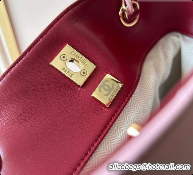 Unique Discount Chanel Small Shopping Bag AS6495 Pink 2026