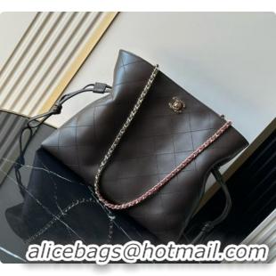 Hot Style Chanel Small Shopping Bag AS6495 Dark Brown 2026