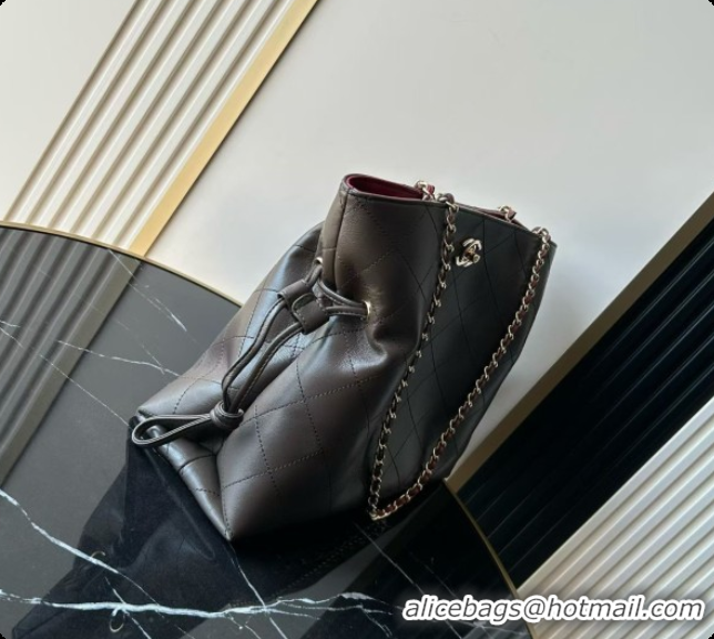 Hot Style Chanel Small Shopping Bag AS6495 Dark Brown 2026