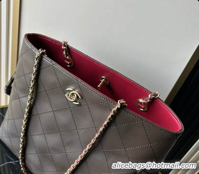 Hot Style Chanel Small Shopping Bag AS6495 Dark Brown 2026