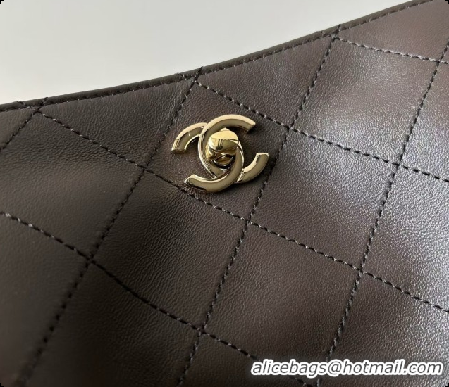 Hot Style Chanel Small Shopping Bag AS6495 Dark Brown 2026
