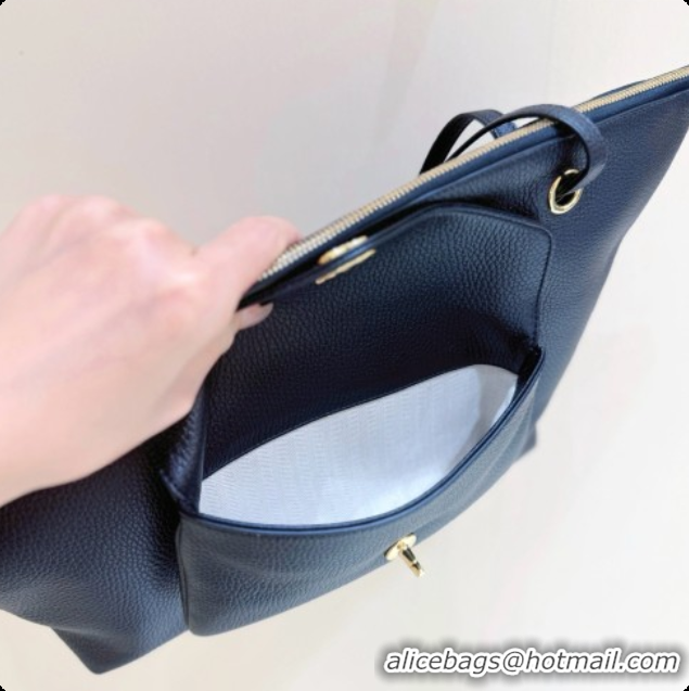 Stylish Chanel Tote Bag with Pocket in Grained Calfskin AS6483 Black 2026