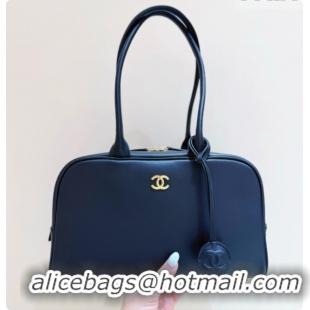 Super Quality Chanel Large Bowling Bag in Calfskin AS6580 Black 2026