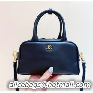 Buy Discount Chanel Clutch with Leather Strap in Calfskin AP5528 Black 2026
