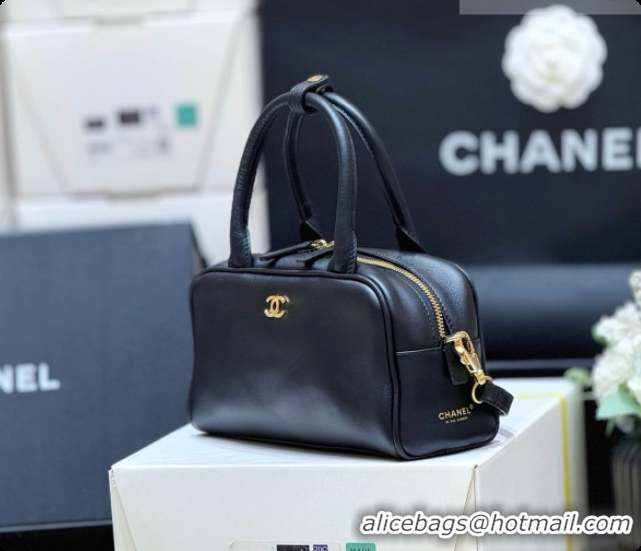 Buy Discount Chanel Clutch with Leather Strap in Calfskin AP5528 Black 2026